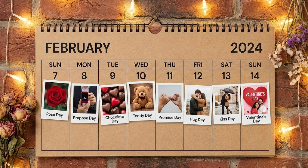 காதலர் வாரம் 2026: ரோஸ் டே முதல் வேலண்டைன்ஸ் டே வரை! முழுப் பட்டியல் மற்றும் கொண்டாடச் சிறந்த ஐடியாக்கள்!