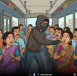 ஓடும் பேருந்தில் பெண்ணிடம் நகை பறிப்பு: திருச்சியில் பரபரப்பு.