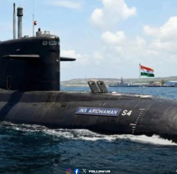⚓இந்தியாவின் 3வது அணுசக்தி நீர்மூழ்கி கப்பல் INS Aridhaman தயார்; 3,500 கி.மீ இலக்கைத் தாக்கும் அசுர பலம்!