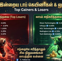 பங்குச்சந்தையில் கடும் சரிவு: சென்செக்ஸ் 500 புள்ளிகள் வீழ்ச்சி - முதலீட்டாளர்கள் கவலை!