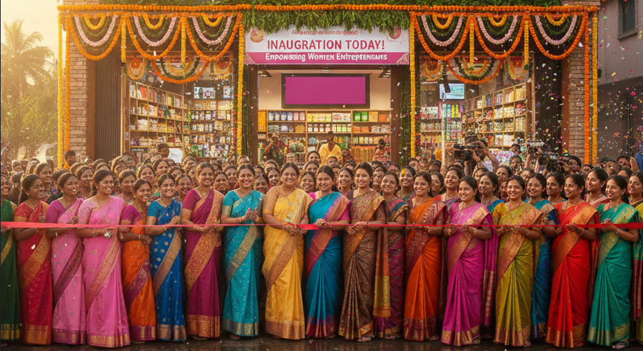 மகளிர் குழுவினர் 'ஷீ மார்ட்' (SHE Mart) சொந்தக் கடைகள் தொடங்க அனுமதி