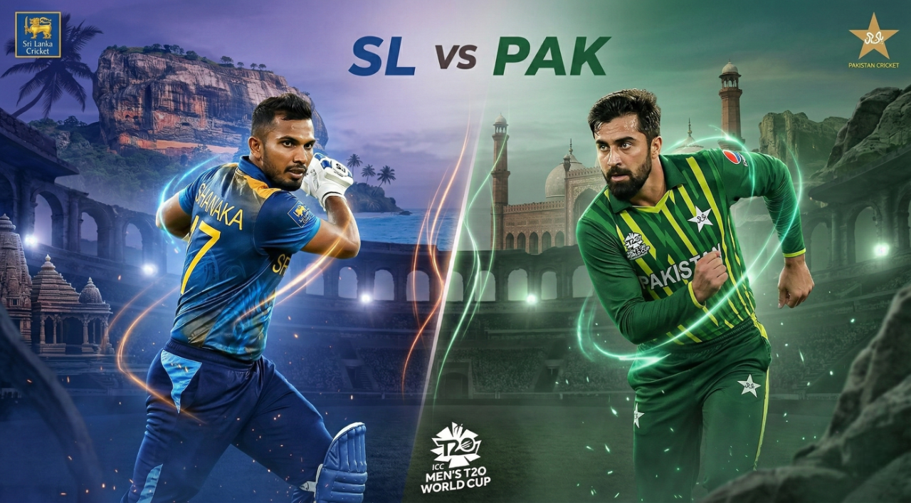 டி20 உலகக்கோப்பை 2026: இலங்கை - பாகிஸ்தான் சூப்பர் 8 அணிகள் மோதுகின்றன!
