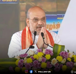 🎙️ "மன்னிப்பு கேட்கிறேன்!"  - "உலகின் தொன்மையான தமிழில் பேச முடியவில்லையே!" - காரைக்காலில் அமித் ஷா உருக்கம்!