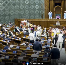 🏛️ "நாடாளுமன்றத்தில் உச்சகட்ட மோதல்!" - மாநிலங்களவையில் இருந்து எதிர்க்கட்சிகள் வெளிநடப்பு!