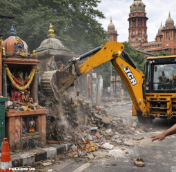 🏛️ "சாலைகளுக்கு மதம் கிடையாது!" - ஆக்கிரமிப்பு கோயில்களை அகற்ற உயர்நீதிமன்றம் அதிரடி!
