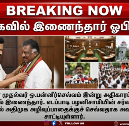 அதிரடி திருப்பம்: திமுகவில் இணைந்தார் ஓபிஎஸ்! ‘இபிஎஸ்-ஆல் அதிமுக அழிகிறது’ என கடும் சாடல்