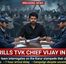 டெல்லியில் 'தளபதி'! - சிபிஐ-யின் 4 பேர் கொண்ட டீம் விசாரணை! - கரூரில் என்ன நடந்தது? - விஜய் அளித்த பதில் என்ன?