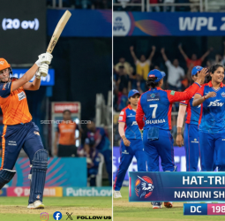 4 ரன்களில் டெல்லி தோல்வி! - "கடைசி பந்தில் தப்பிய குஜராத்!" - 95 ரன்கள் குவித்து பந்துவீச்சிலும் மிரட்டிய சோஃபி டிவைன்!