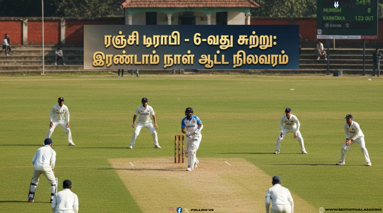 ரஞ்சி கோப்பை: பஞ்சாப்பை துவம்சம் செய்த சவுராஷ்டிரா! சர்பராஸ் கான் இரட்டை சதம் விளாசல்!