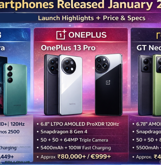 ஜனவரி 2026 ஸ்மார்ட்போன் ரிப்போர்ட்: அதிரடி விலையில் அசத்தல் மொபைல்கள்!