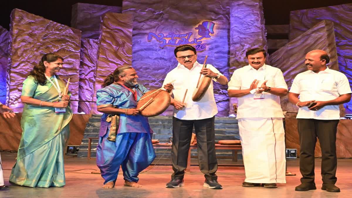 சென்னையில் 'நம்ம ஊரு திருவிழா'வை பறை இசை முழங்கத் தொடங்கி வைத்தார் முதல்வர்!