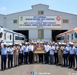 சென்னை ICF-ன் மெகா சாதனை! 3000-க்கும் மேற்பட்ட ரயில் பெட்டிகள் தயாரிப்பு: உலகையே அதிரவைத்த தமிழன் தொழில்நுட்பம்!