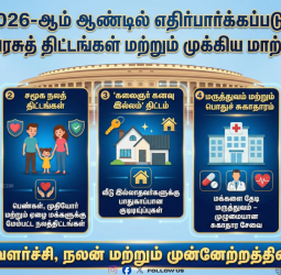 2026: தமிழக அரசின் புதிய திட்டங்கள்