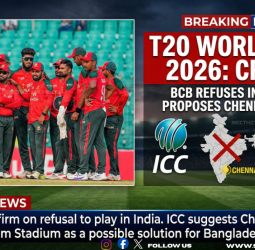 🏏 இந்தியா வர மறுக்கும் வங்கதேசம்! - ஐசிசி கொடுத்த 'ஆல்டர்நேட்டிவ்' பிளான்! - சென்னையில் நடக்குமா உலகக் கோப்பை போட்டிகள்?