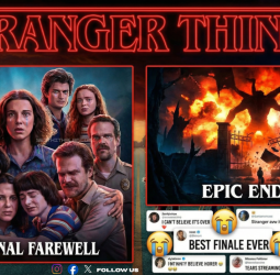 😭😭கண்ணீரில் நனைந்த ஹாக்கின்ஸ்: Stranger Things இறுதி அத்தியாயம்