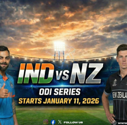🔥 இந்திய அணியில் அதிரடி மாற்றம்! - ஜனவரி 11 முதல் இந்தியா - நியூசிலாந்து மோதல்!