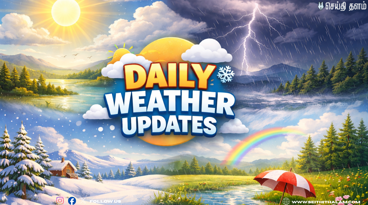 தமிழக வானிலை அப்டேட்: இன்று உலர்வான வானிலை; அதிகாலையில் பனிமூட்டம்! (30 ஜனவரி 2026)