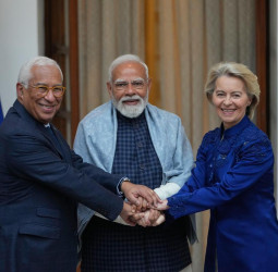 வர்த்தக ஒப்பந்தங்களின் தாய்: இந்தியா - ஐரோப்பிய ஒன்றியம் இடையே பிரம்மாண்ட ஒப்பந்தம் கையெழுத்து!