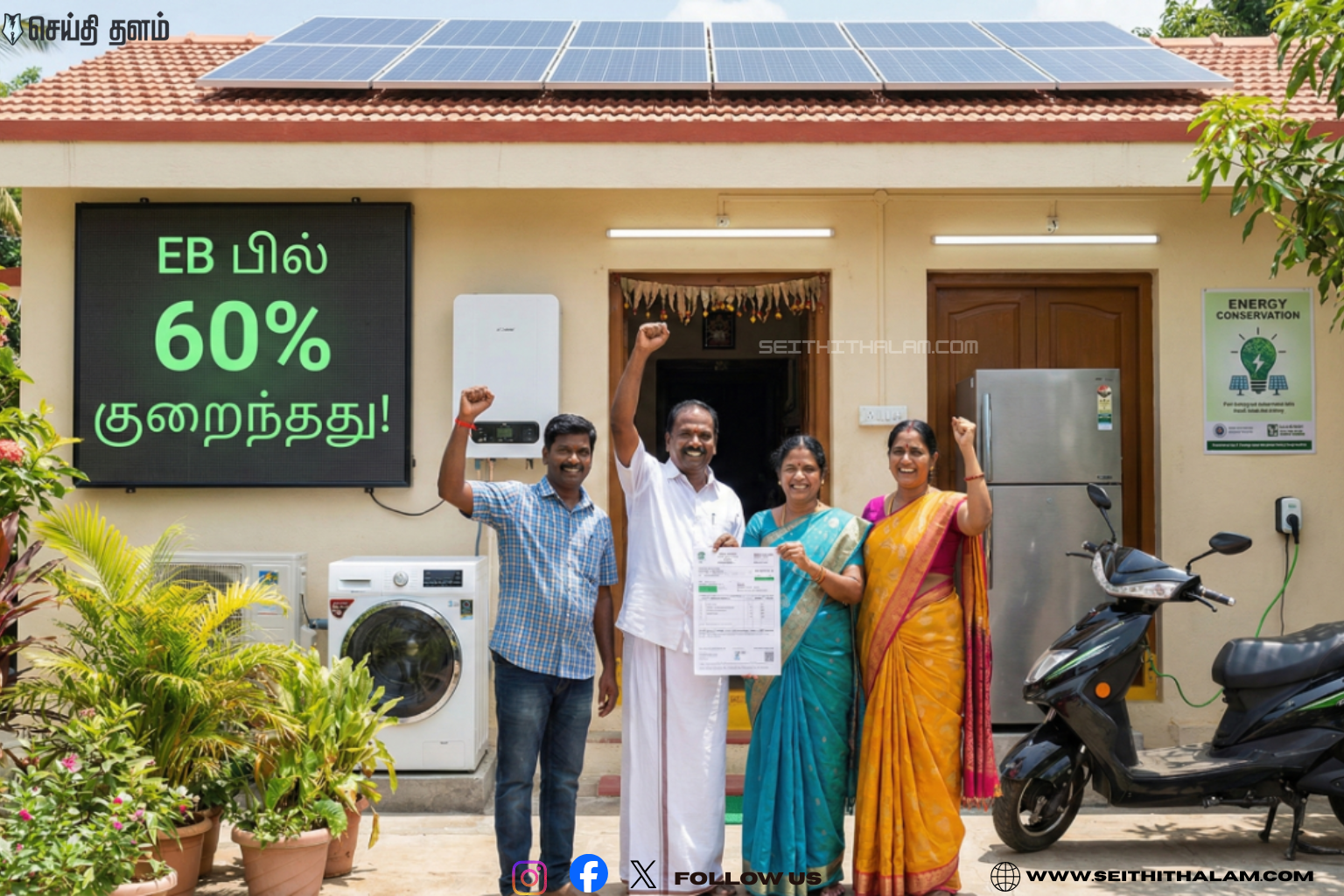 இப்படி பண்ணினா EB  பில் இவளோ குறையுமா ?