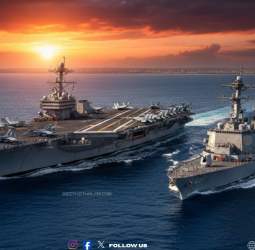 மத்திய கிழக்கில் போர் மேகங்கள்! USS ஆபிரகாம் லிங்கனைத் தொடர்ந்து செங்கடலுக்குள் நுழைந்த அமெரிக்க போர் கப்பல் 'டெல்பர்ட் டி. பிளாக்'!