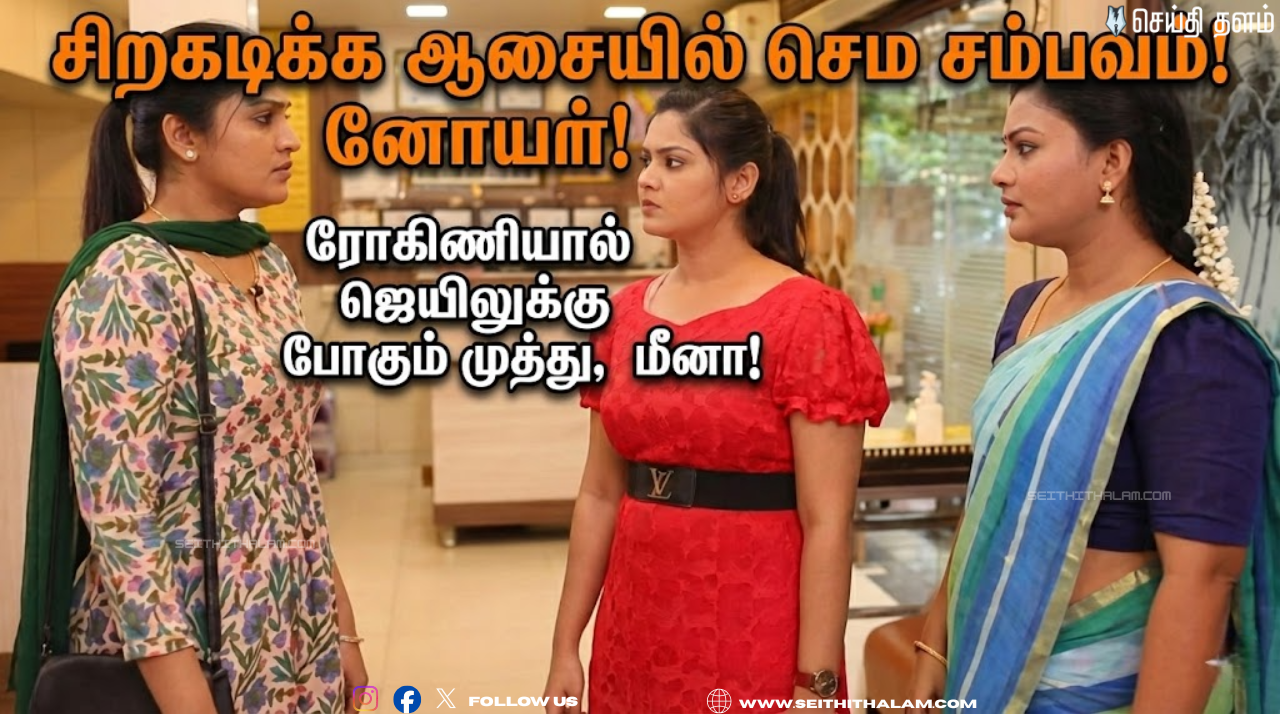 சிறகடிக்க ஆசை: ரோகிணி ரகசியத்தை உடைக்க வரும் பழைய குடும்பம்! விஜயாவிற்கு காத்திருக்கும் சிறை தண்டனை?