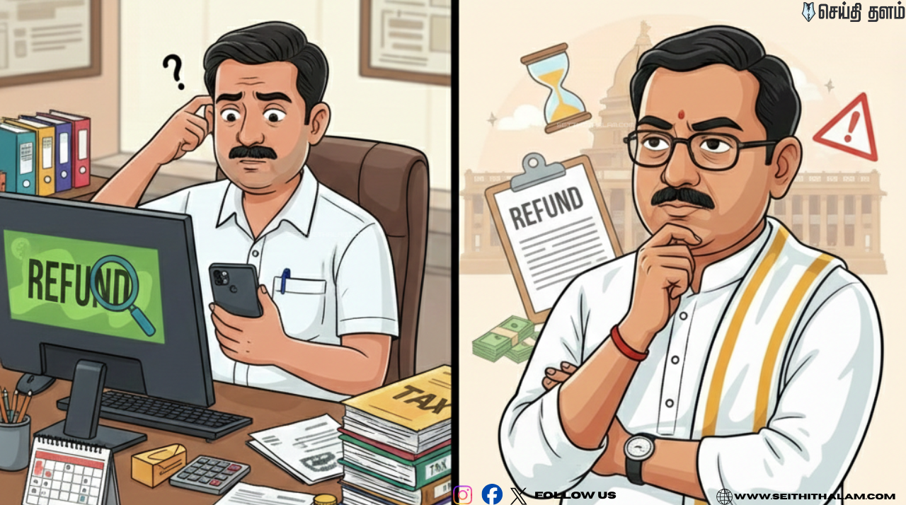 ரீஃபண்ட் வரவில்லையா? 💸 வருமான வரித்துறை வெளியிட்ட அதிரடி அப்டேட்! 61 லட்சம் பேருக்கு காத்திருக்கும் அதிர்ச்சி!