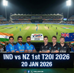 🔥 "இந்தியா vs நியூசிலாந்து!" - முதல் டி20 போட்டி? - சூர்யகுமார் யாதவ் தலைமையிலான இந்திய அணி!