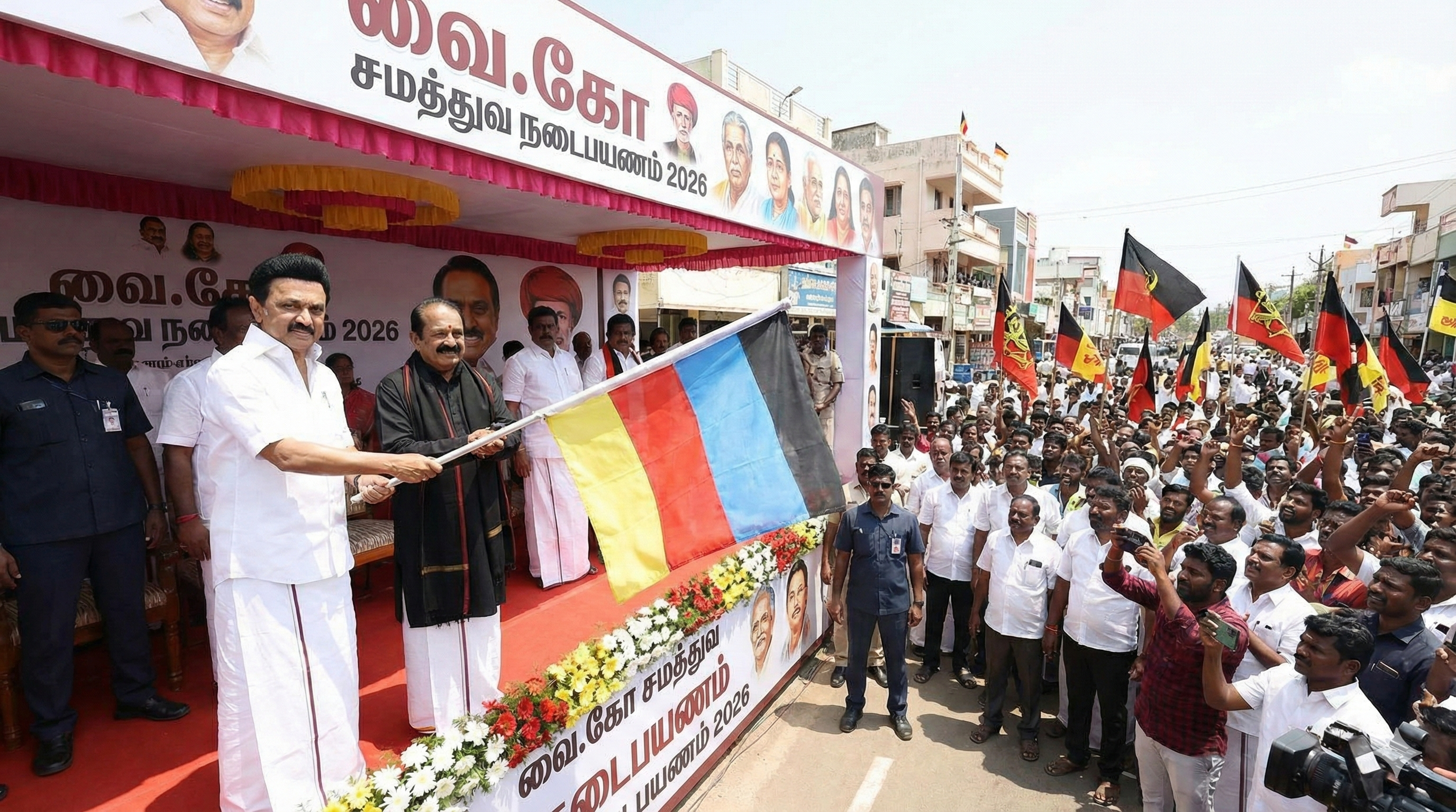 வைகோ சமத்துவ நடைபயணம் 2026: முதல்வர் ஸ்டாலின் தொடங்கி வைத்தார்!