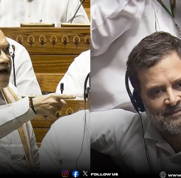 📢"வடகிழக்கு மாநிலங்களை ராகுல் அவமதிக்கிறார்!"-  அமித் ஷா ஆவேசம்! - குடியரசுத் தலைவரின் 'கமோசா'வை மறுத்தாரா ராகுல்?