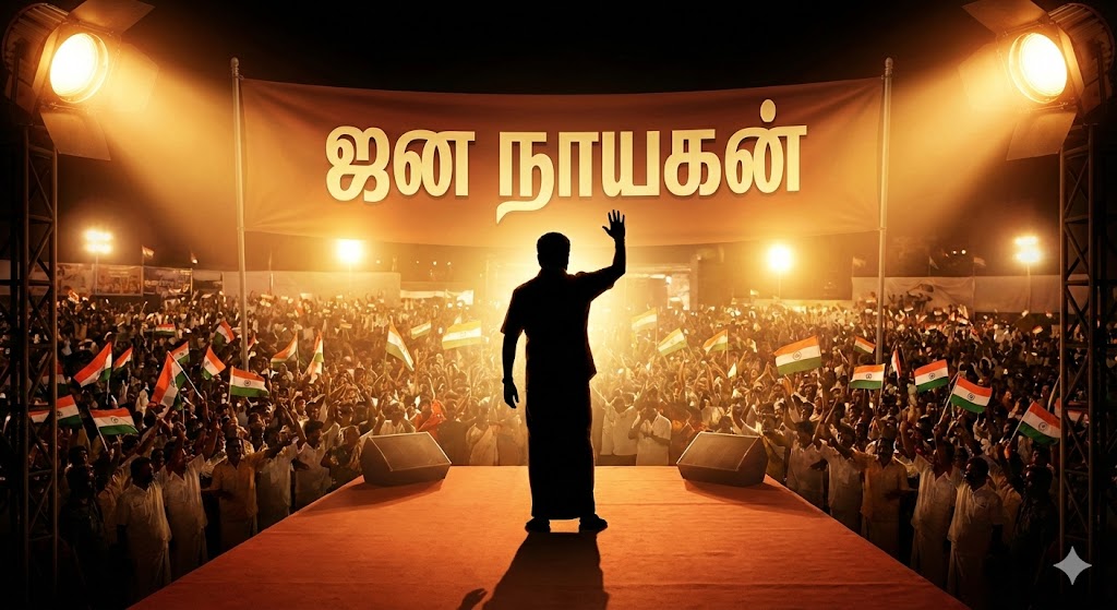 விடைபெறும் விஜய்: 'ஜன நாயகன்' ₹1,000 கோடி வசூல் சாதனை படைக்குமா?