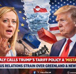 "டிரம்பின் வரி விதிப்பு ஒரு தவறு!" - இத்தாலி பிரதமர் மெலோனி காட்டம்! - ஐரோப்பா - அமெரிக்கா இடையே வர்த்தகப் போர்?