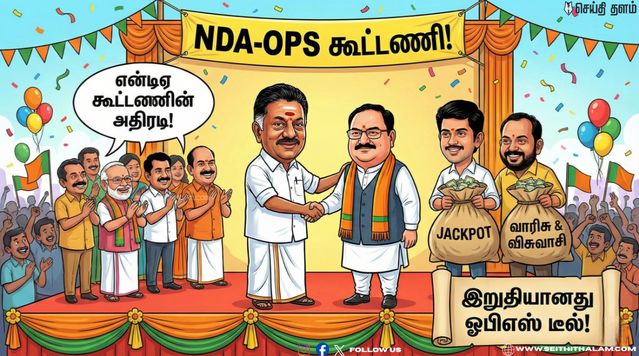 NDA- OPS ! - வாரிசுக்கும், விசுவாசிக்கும் ஜாக்பாட்? - இறுதியானது ஓபிஎஸ் டீல்! - என்டிஏ கூட்டணியின் அதிரடி