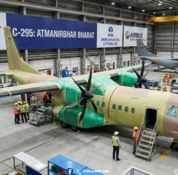 ✈️ இந்தியாவில் தயாரிக்கப்படும் ராணுவ விமானம்! - உள்நாட்டிலேயே தயாராகும் C-295 ராணுவ விமானங்கள்!