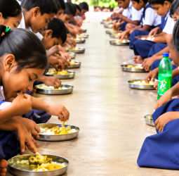 தமிழக சத்துணவு திட்டத்தில் அதிரடி மாற்றம்! மாணவர்களுக்குப் புதிய உணவுகளை வழங்க முதல்வர் விஜய் அதிரடி உத்தரவு!