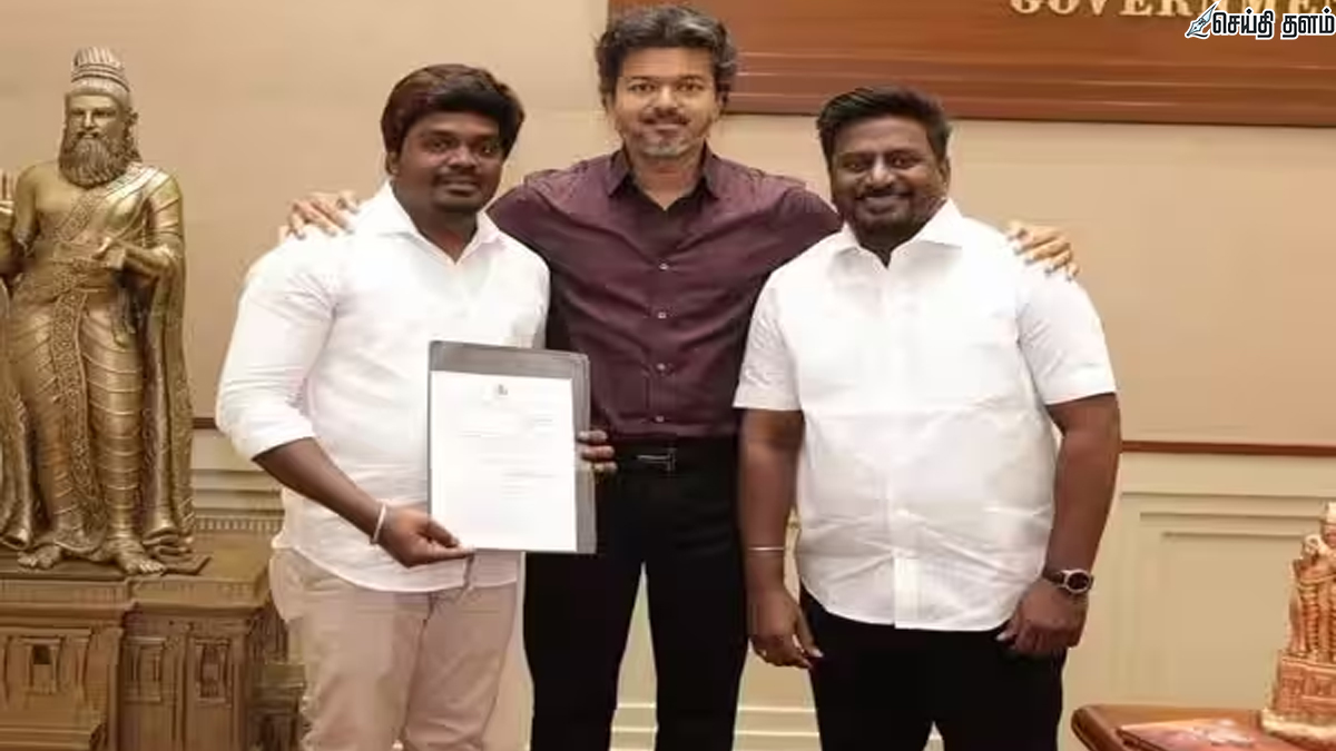 தமிழ்நாடு பாடநூல் கழகத்தின் புதிய தலைவராக லயோலா மணி நியமனம்: முதலமைச்சர் விஜய் ஆணை வழங்கினார்!