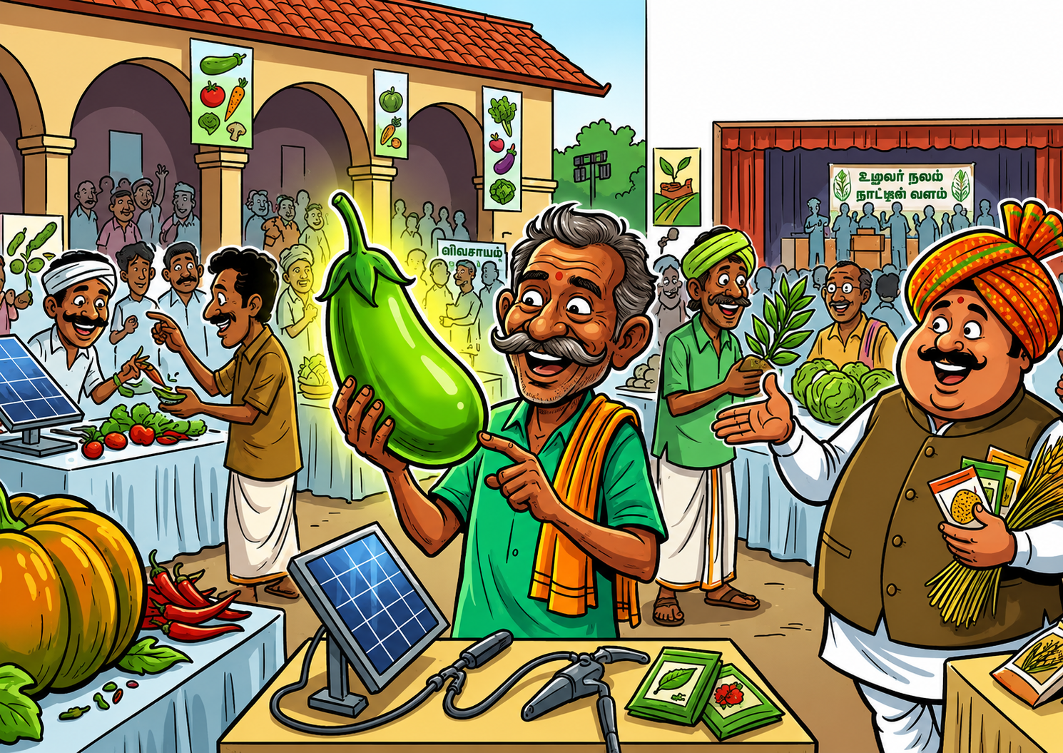 கரூரில் பிரம்மாண்டமாக நடைபெற்ற வேளாண் கண்காட்சி! திரளாகப் பங்கேற்றுப் புதிய தொழில்நுட்பங்களைக் கற்றுத் தேர்ந்த விவசாயிகள் - முழு விபரம்