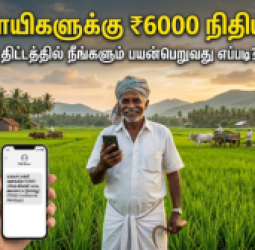 விவசாயிகளுக்கு ₹6000 நிதியுதவி: பிஎம் கிசான் திட்டத்தில் நீங்களும் பயன்பெறுவது எப்படி