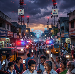 நெல்லையில் பி.எஸ்.என்.எல். நெட்வொர்க் திடீர் முடக்கம்: நள்ளிரவு முதல் செல்போன், இணைய சேவை பாதிப்பால் தவித்த பொதுமக்கள்!