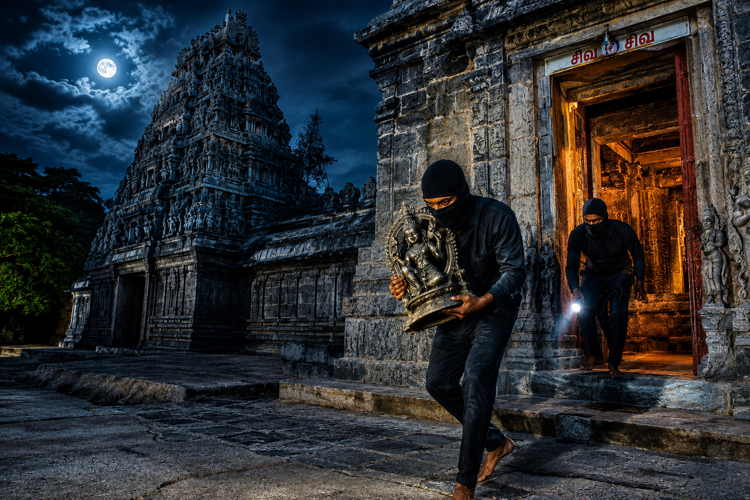 அதிர்ச்சி: சிவன் கோவிலில் நள்ளிரவில் புகுந்து கைவரிசை காட்டிய மர்ம நபர்கள் - உற்சவர் சிலை திருட்டு!