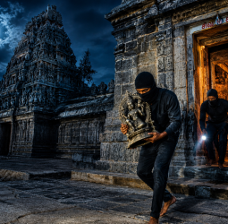 அதிர்ச்சி: சிவன் கோவிலில் நள்ளிரவில் புகுந்து கைவரிசை காட்டிய மர்ம நபர்கள் - உற்சவர் சிலை திருட்டு!