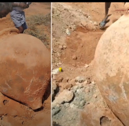 குளித்தலை அருகே பழங்கால முதுமக்கள் தாழி கண்டெடுப்பு! தொல்லியல் ஆர்வலர்கள் நெகிழ்ச்சி!