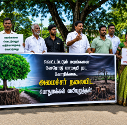 வெட்டப்படும் மரங்களை வேரோடு மாற்றி நட கோரிக்கை: அமைச்சர் தலையிடப் பொதுமக்கள் வலியுறுத்தல்!
