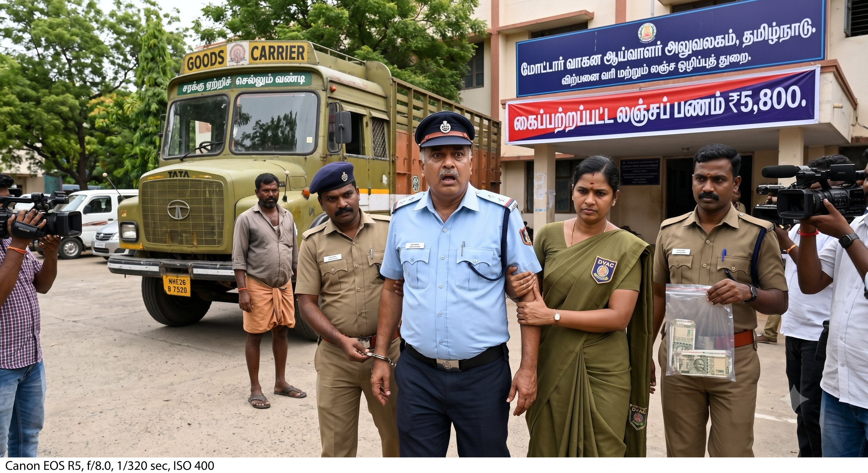 லாரிக்கு FC வழங்க ரூ.5,800 லஞ்சம்: மோட்டார் வாகன ஆய்வாளர் அதிரடி கைது!