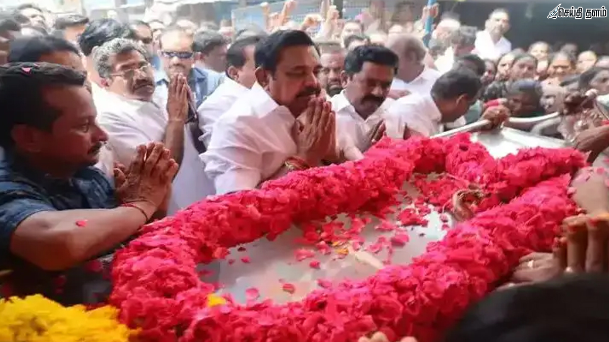 தற்கொலை செய்த அதிமுக நிர்வாகி குடும்பத்திற்கு ரூ.55 லட்சம் நிதி: ஈபிஎஸ்