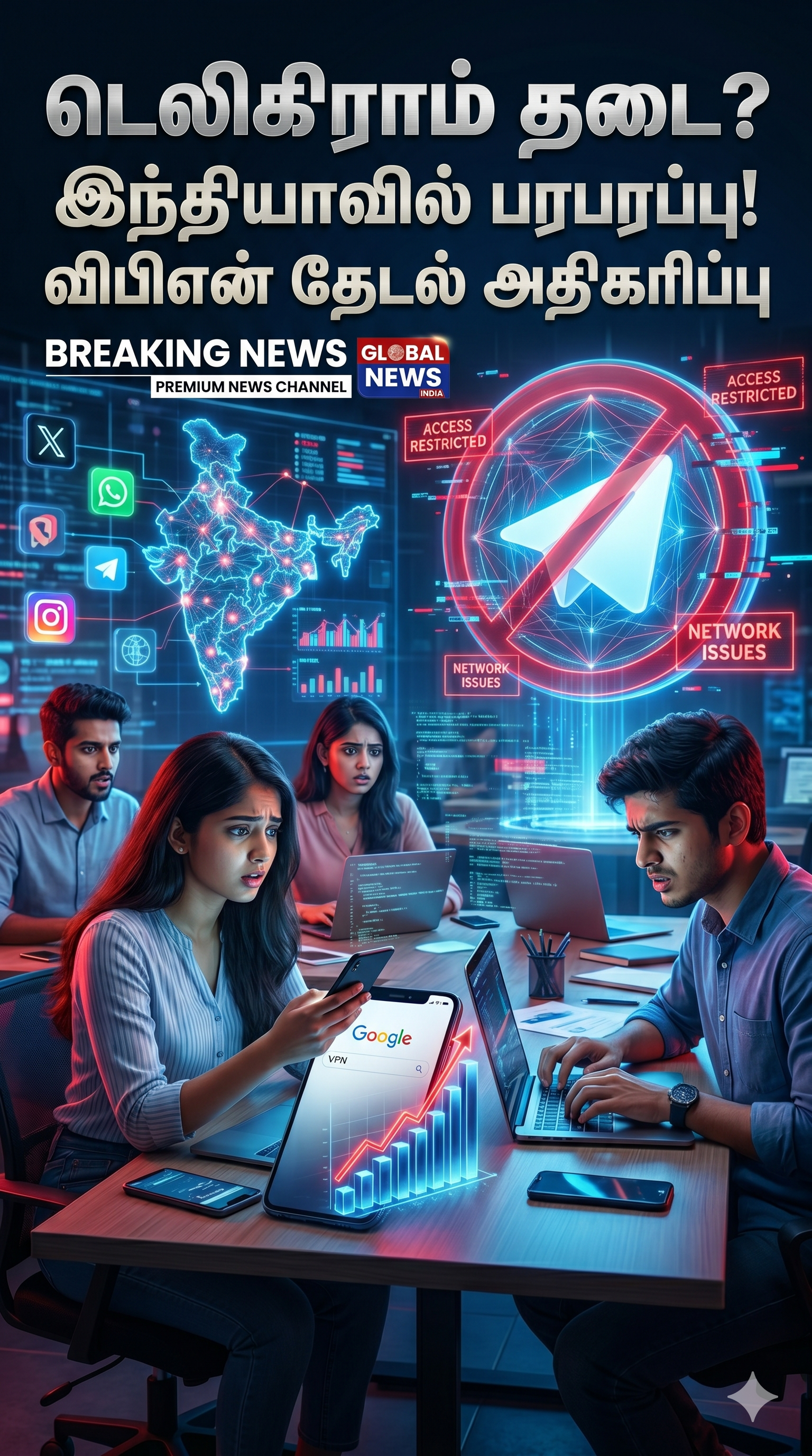 நீட் தேர்வு எதிரொலி: கூகுள் பிளே ஸ்டோரில் இருந்து டெலிகிராம் ஆப் தற்காலிக நீக்கம்!