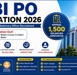 SBI PO அறிவிப்பு 2026 வெளியீடு - 1,500 காலியிடங்கள், புதிய மாற்றங்களுடன் முழு விவரம்!