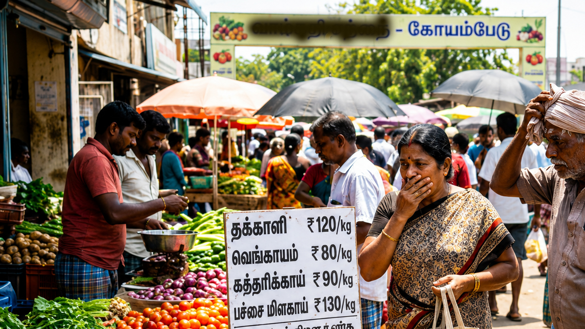 வெயில் தாக்கம், எரிபொருள் விலை உயர்வு: கிடுகிடுவென உயர்ந்த காய்கறி விலையால் மக்கள் அதிர்ச்சி!