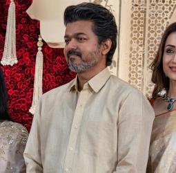 விஜய் - த்ரிஷா திடீர் வருகை: திருமண வரவேற்பு விழாவில் வைரல் காட்சிகள்!