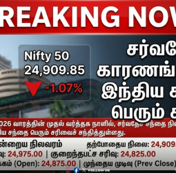 Nifty 50 Market Crash: இன்று நிஃப்டி 50 கடும் வீழ்ச்சி - முதலீட்டாளர்கள் அதிர்ச்சி