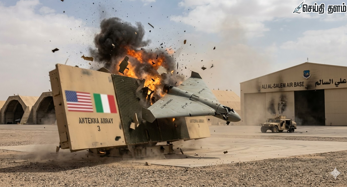 குவைத்தில் அமெரிக்க பாதுகாப்பு தளம் மீது ஈரான் ட்ரோன் தாக்குதல்!